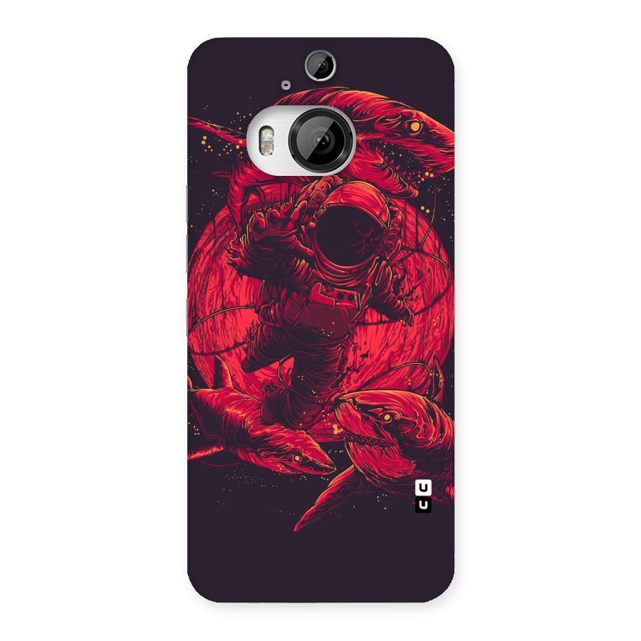 Coloured Spaceman Back Case for HTC One M9 Plus