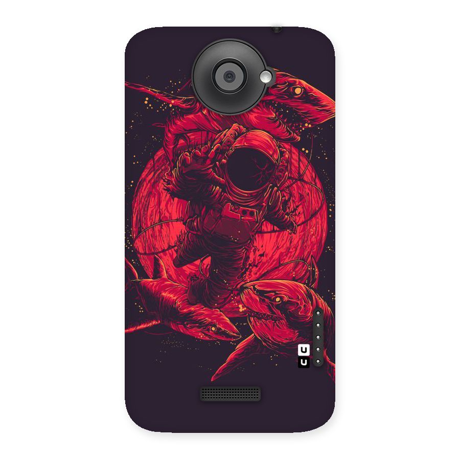 Coloured Spaceman Back Case for HTC One X