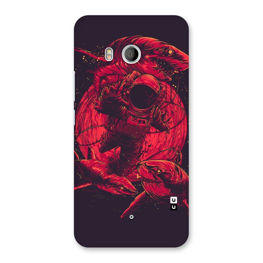 Coloured Spaceman Back Case for HTC U11