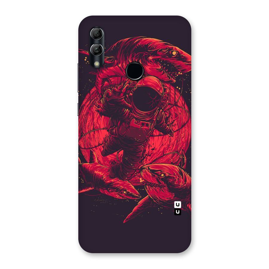 Coloured Spaceman Back Case for Honor 10 Lite