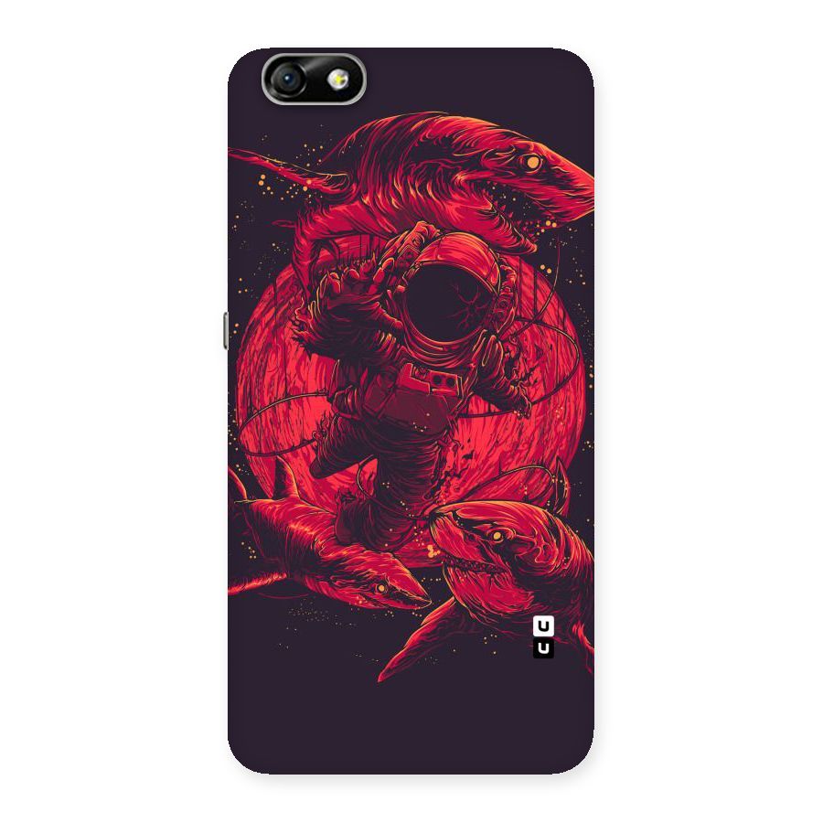 Coloured Spaceman Back Case for Honor 4X