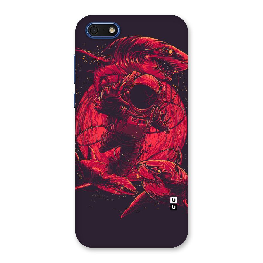 Coloured Spaceman Back Case for Honor 7s