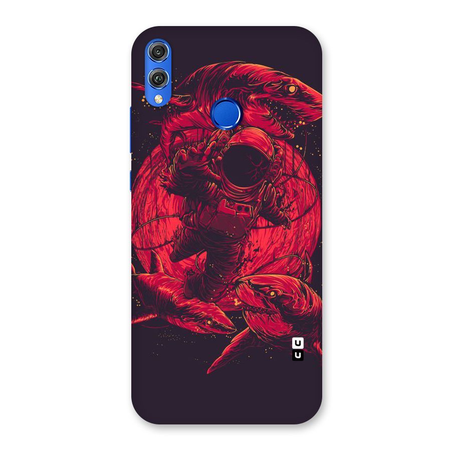 Coloured Spaceman Back Case for Honor 8X