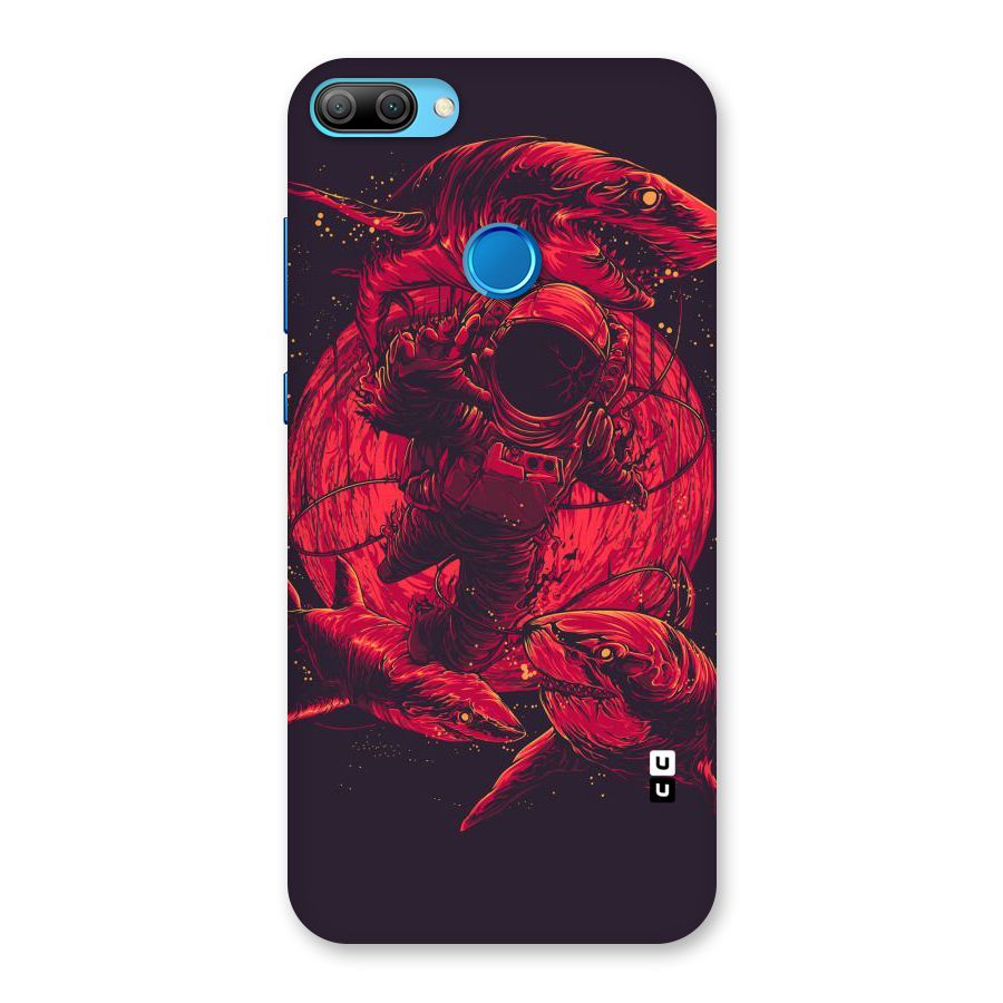Coloured Spaceman Back Case for Honor 9N