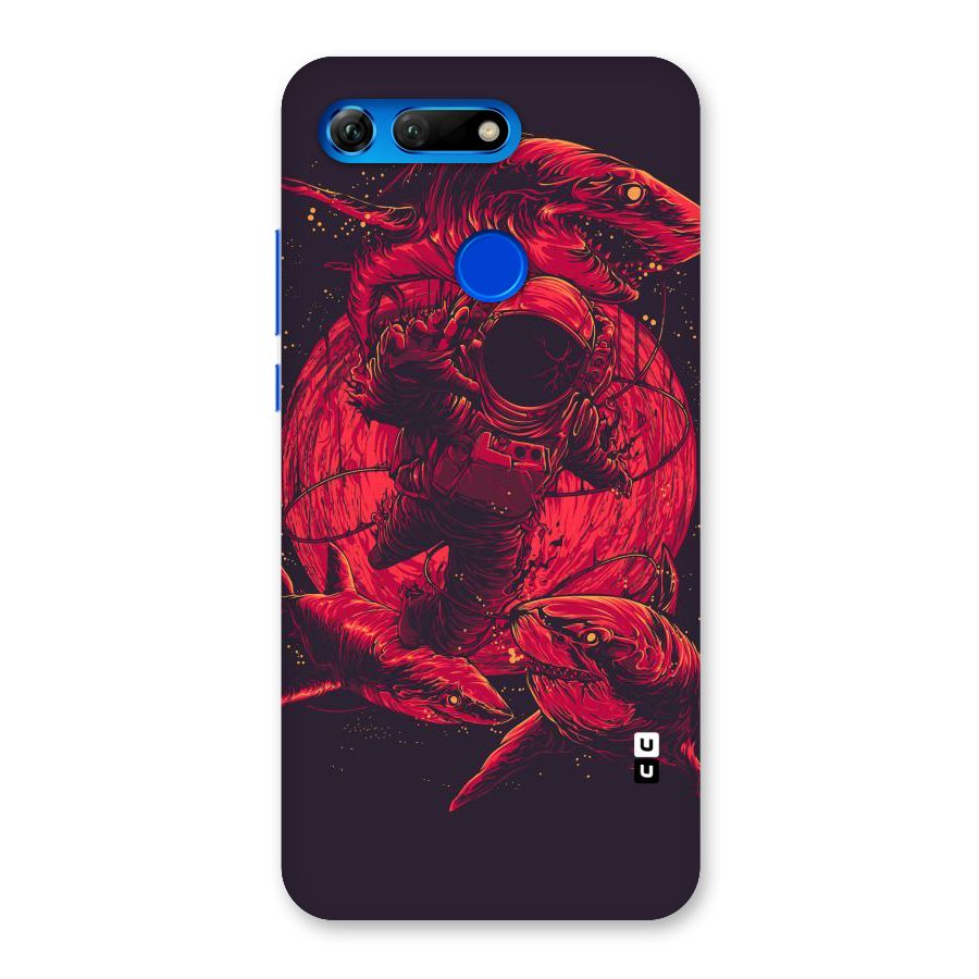 Coloured Spaceman Back Case for Honor View 20