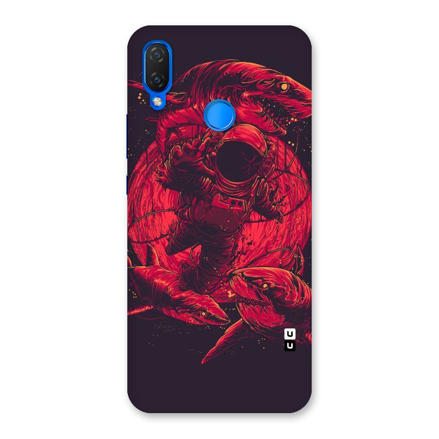 Coloured Spaceman Back Case for Huawei Nova 3i