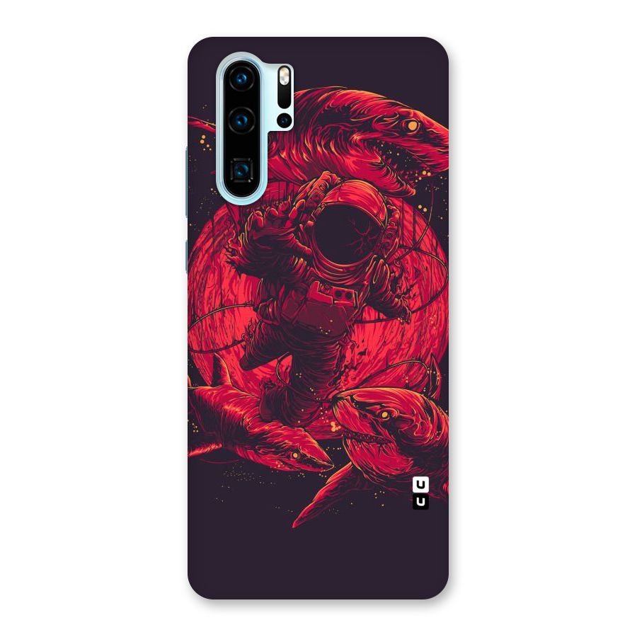 Coloured Spaceman Back Case for Huawei P30 Pro