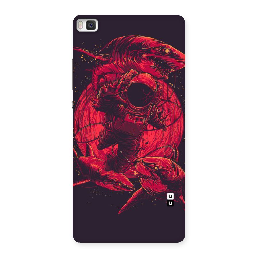 Coloured Spaceman Back Case for Huawei P8