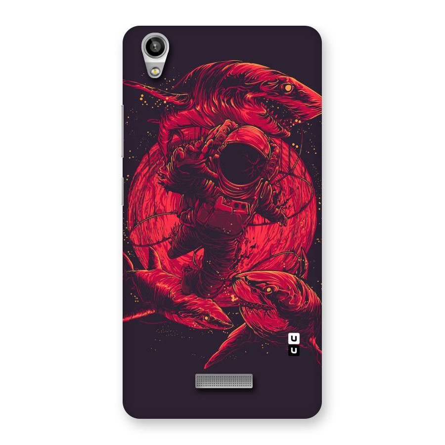 Coloured Spaceman Back Case for Lava-Pixel-V1