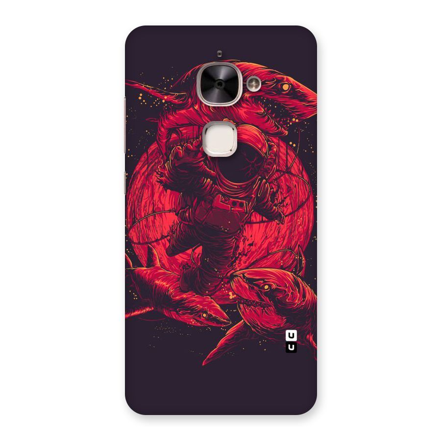 Coloured Spaceman Back Case for Le 2