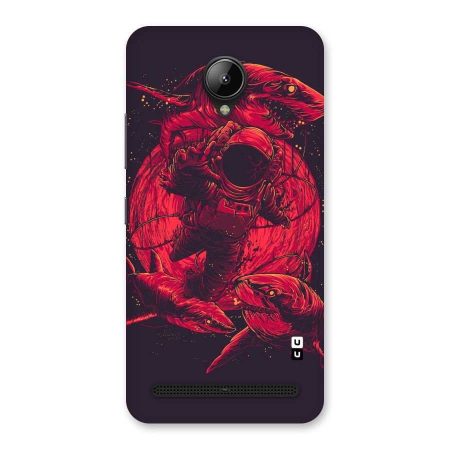 Coloured Spaceman Back Case for Lenovo C2