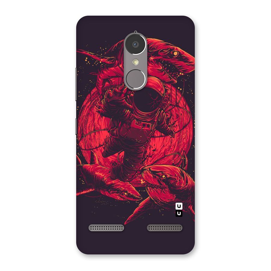 Coloured Spaceman Back Case for Lenovo K6 Power
