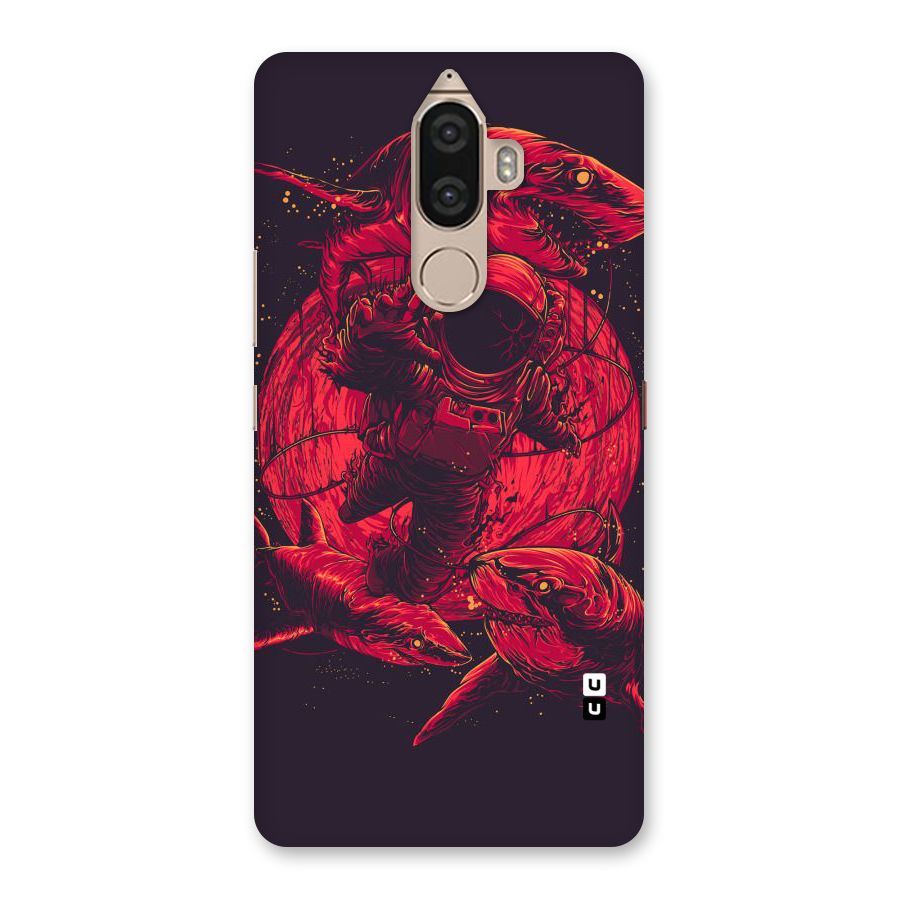 Coloured Spaceman Back Case for Lenovo K8 Note