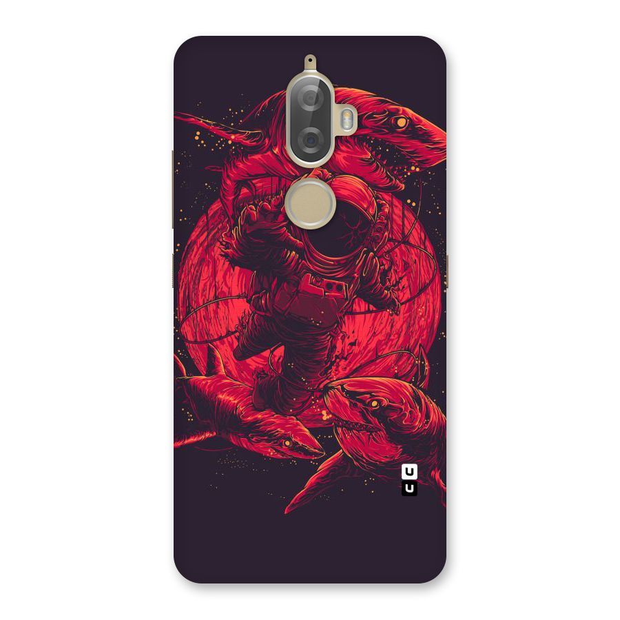 Coloured Spaceman Back Case for Lenovo K8 Plus