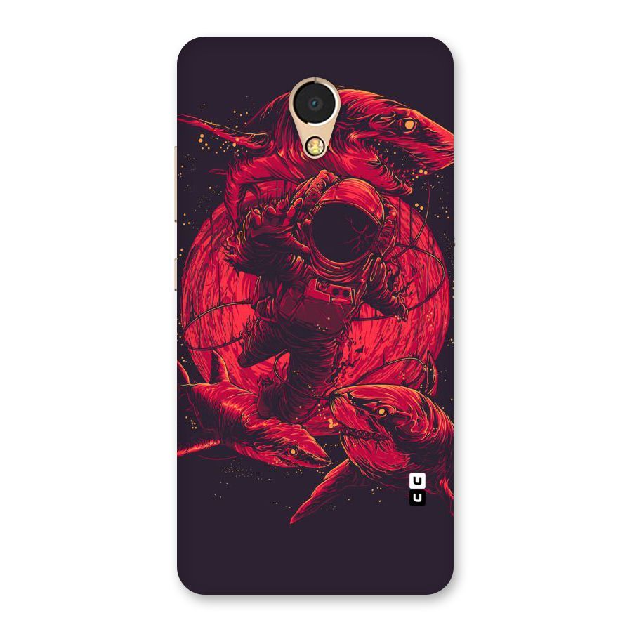 Coloured Spaceman Back Case for Lenovo P2