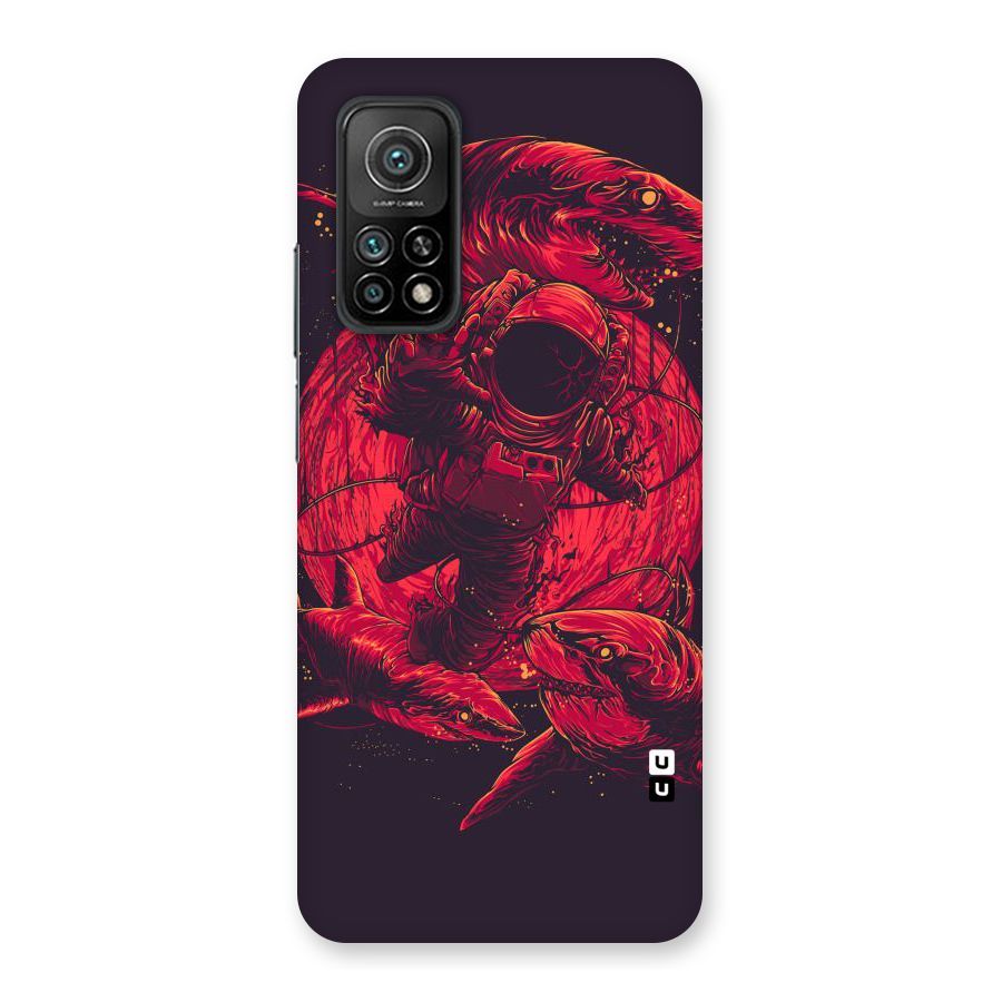 Coloured Spaceman Back Case for Mi 10T 5G