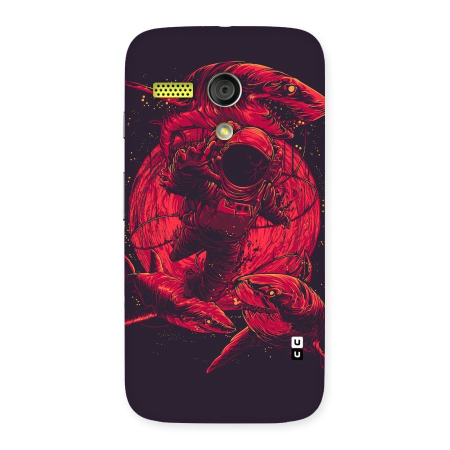 Coloured Spaceman Back Case for Moto G