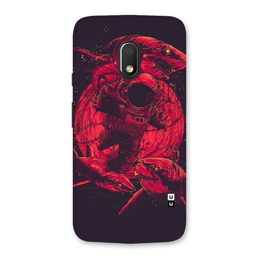Coloured Spaceman Back Case for Moto G4 Play