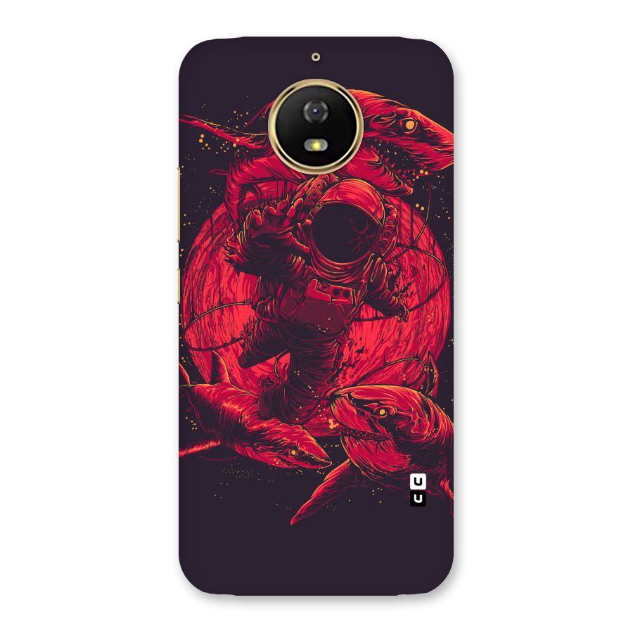 Coloured Spaceman Back Case for Moto G5s