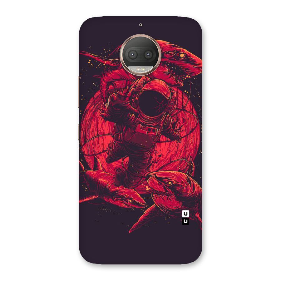 Coloured Spaceman Back Case for Moto G5s Plus
