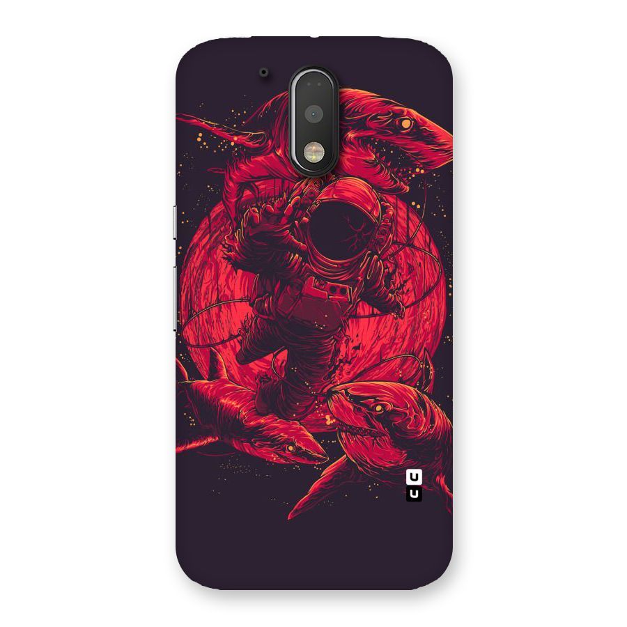 Coloured Spaceman Back Case for Motorola Moto G4 Plus