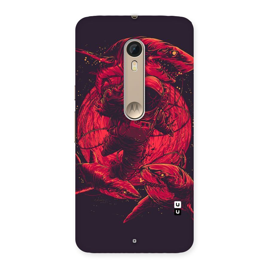 Coloured Spaceman Back Case for Motorola Moto X Style