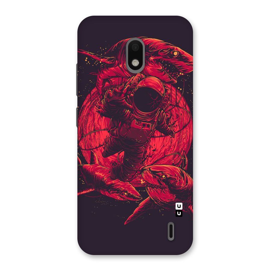 Coloured Spaceman Back Case for Nokia 2.2