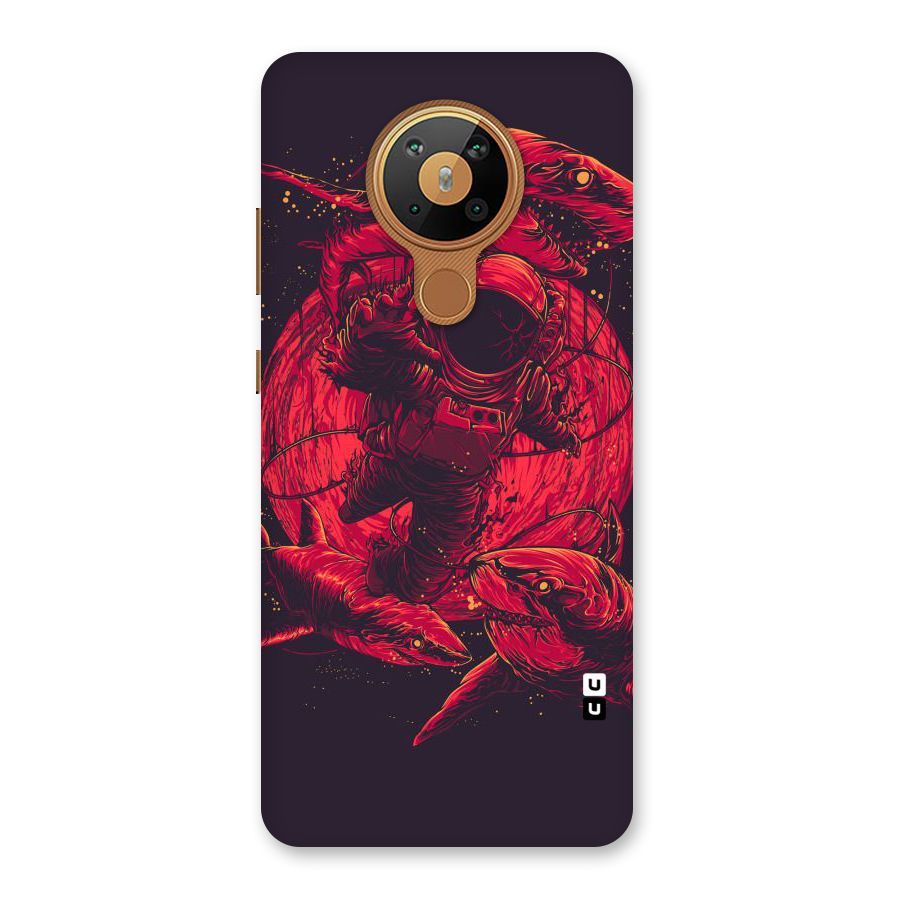 Coloured Spaceman Back Case for Nokia 5.3