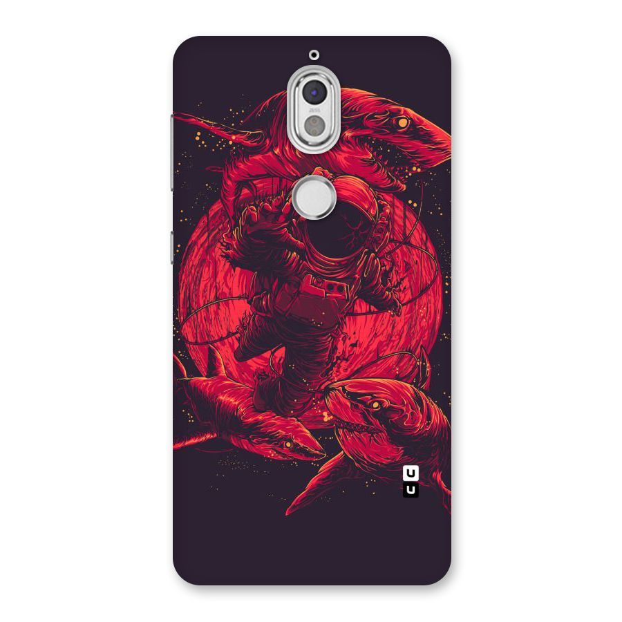 Coloured Spaceman Back Case for Nokia 7