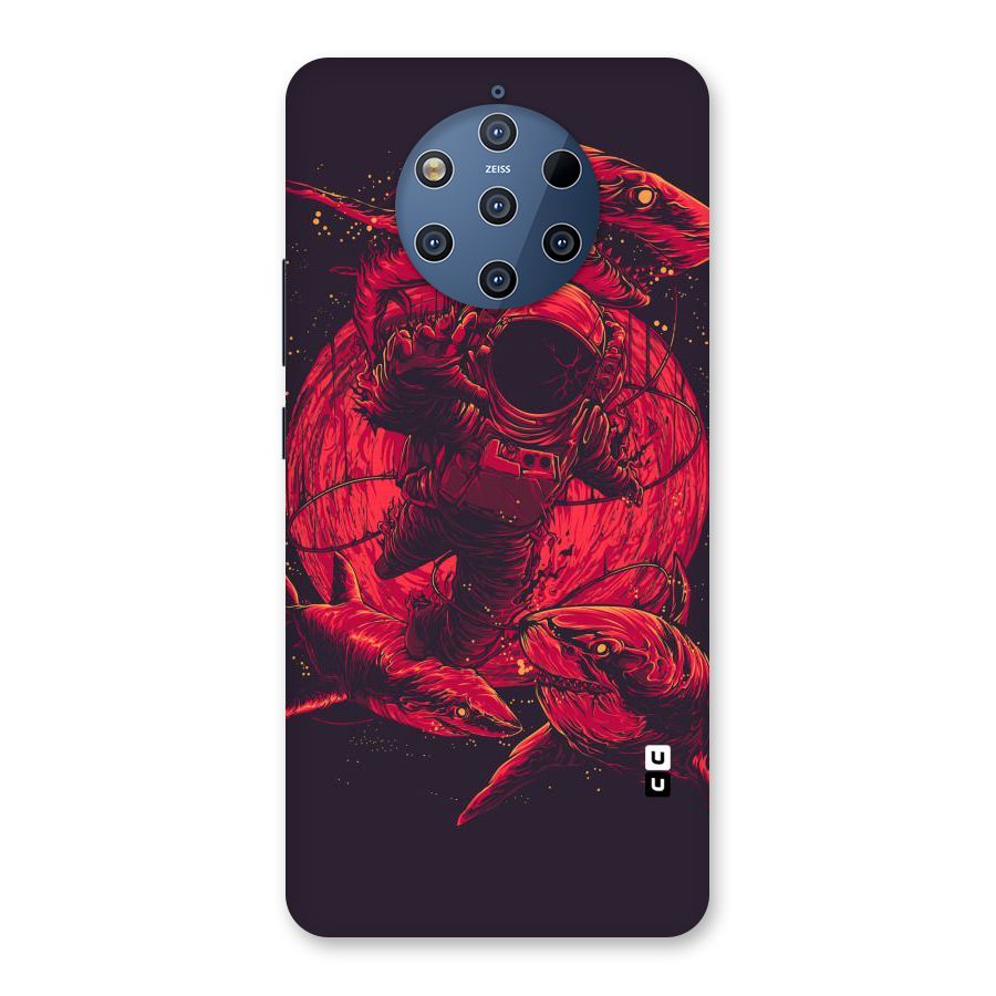 Coloured Spaceman Back Case for Nokia 9 PureView