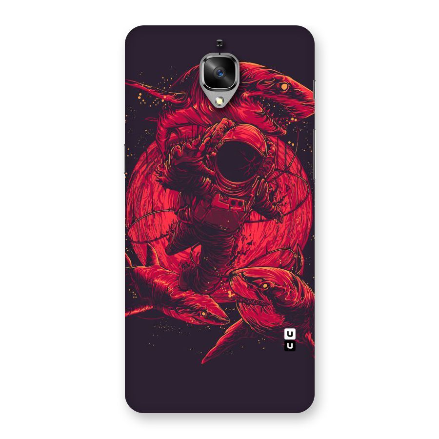 Coloured Spaceman Back Case for OnePlus 3