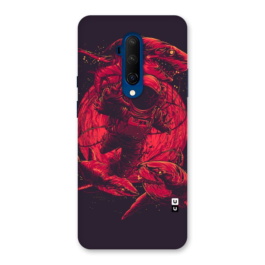 Coloured Spaceman Back Case for OnePlus 7T Pro