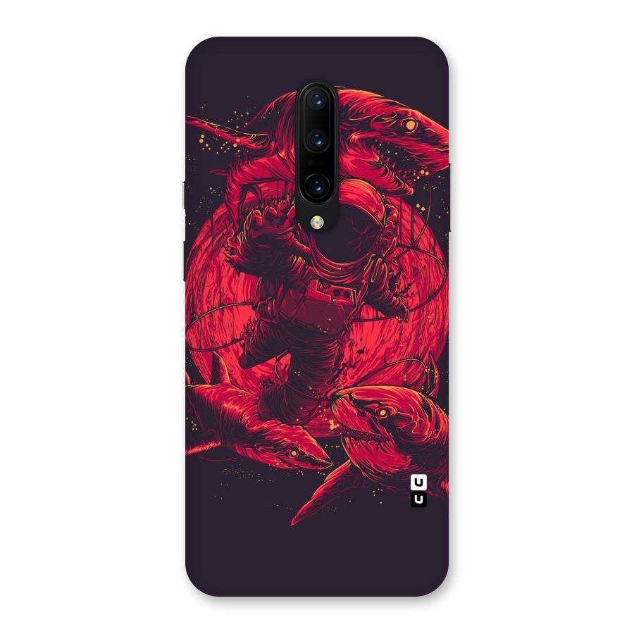 Coloured Spaceman Back Case for OnePlus 7 Pro