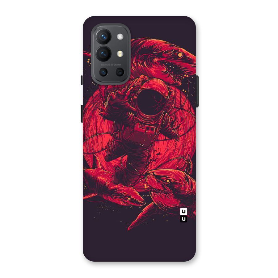 Coloured Spaceman Back Case for OnePlus 9R
