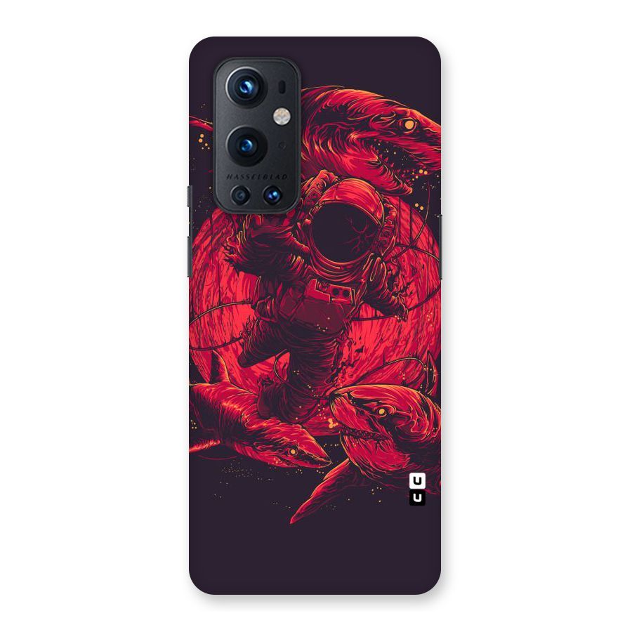 Coloured Spaceman Back Case for OnePlus 9 Pro