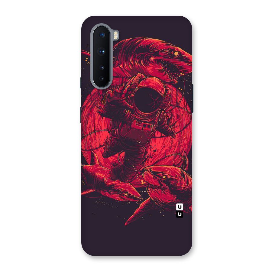Coloured Spaceman Back Case for OnePlus Nord