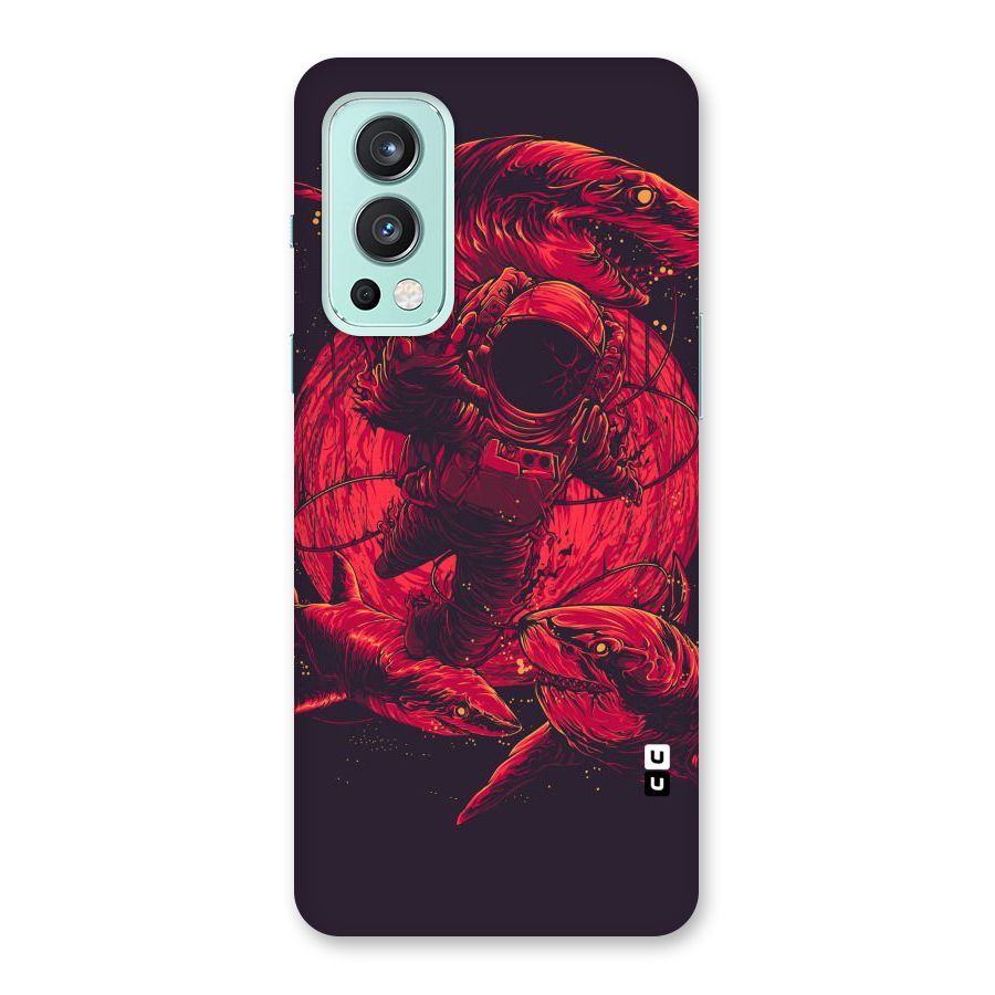 Coloured Spaceman Back Case for OnePlus Nord 2 5G