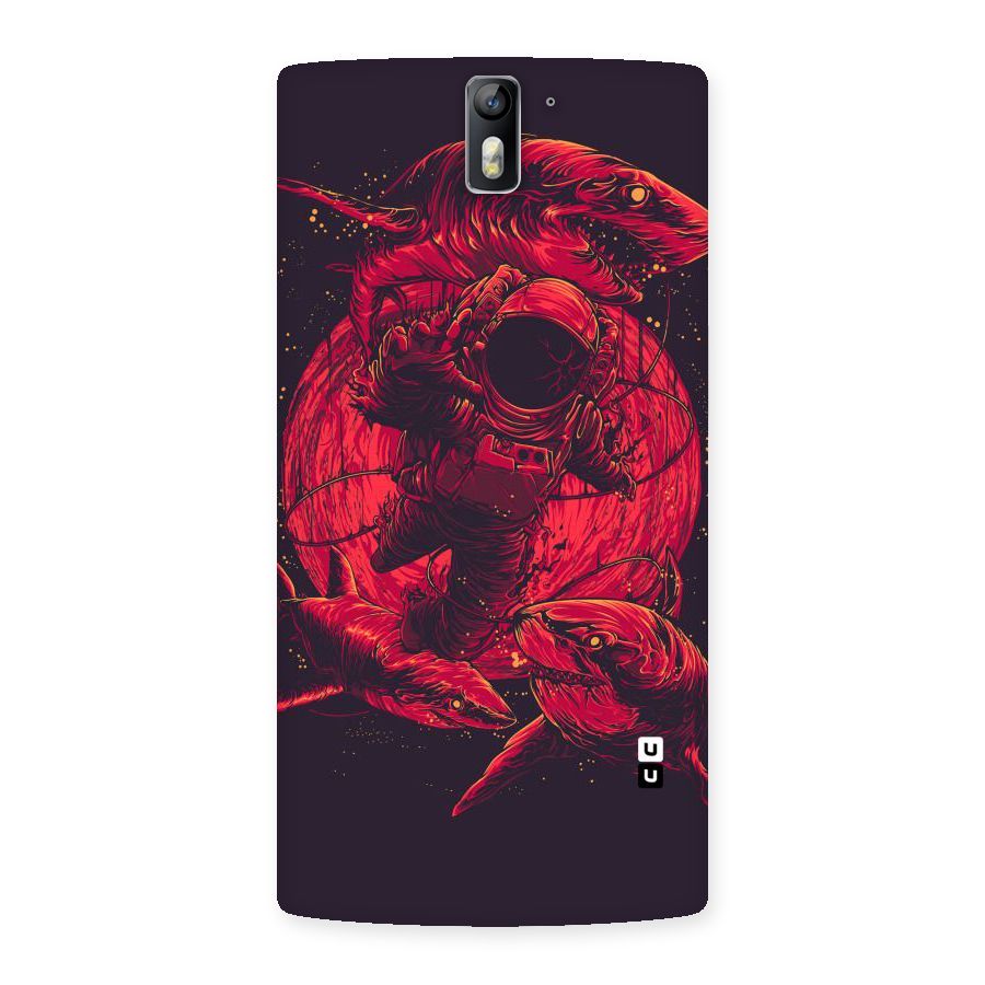 Coloured Spaceman Back Case for One Plus One