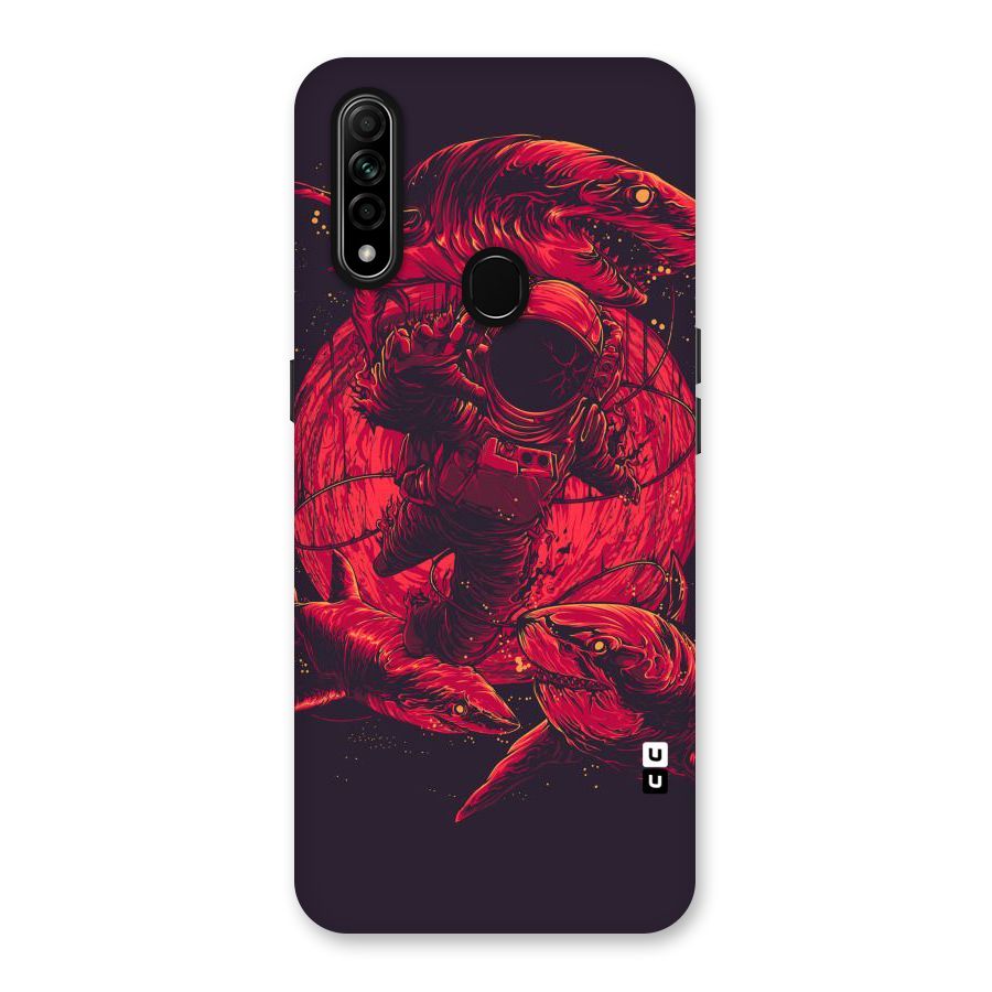 Coloured Spaceman Back Case for Oppo A31