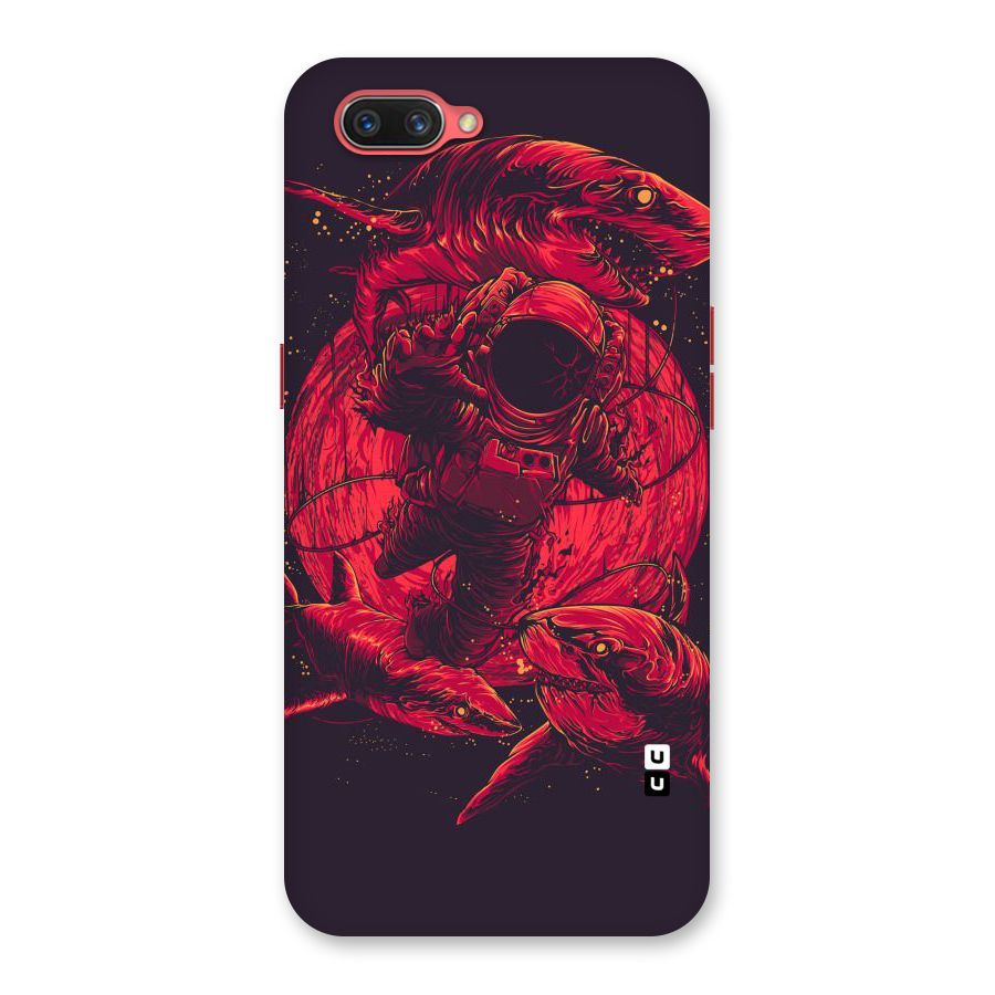 Coloured Spaceman Back Case for Oppo A3s