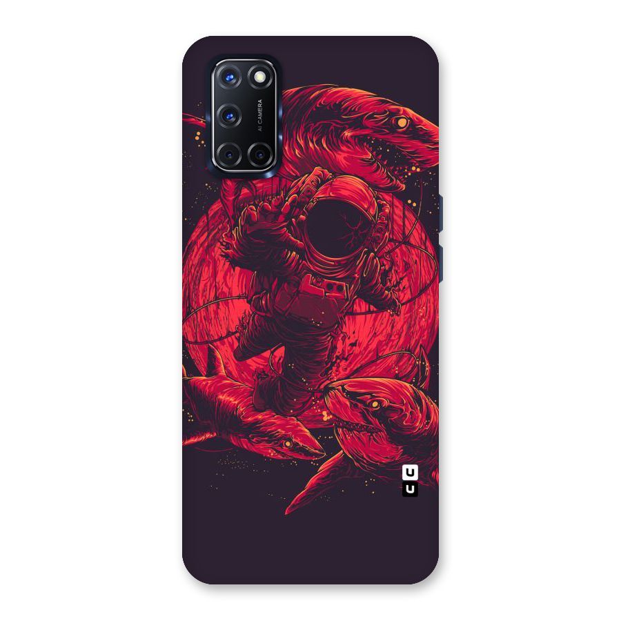 Coloured Spaceman Back Case for Oppo A52