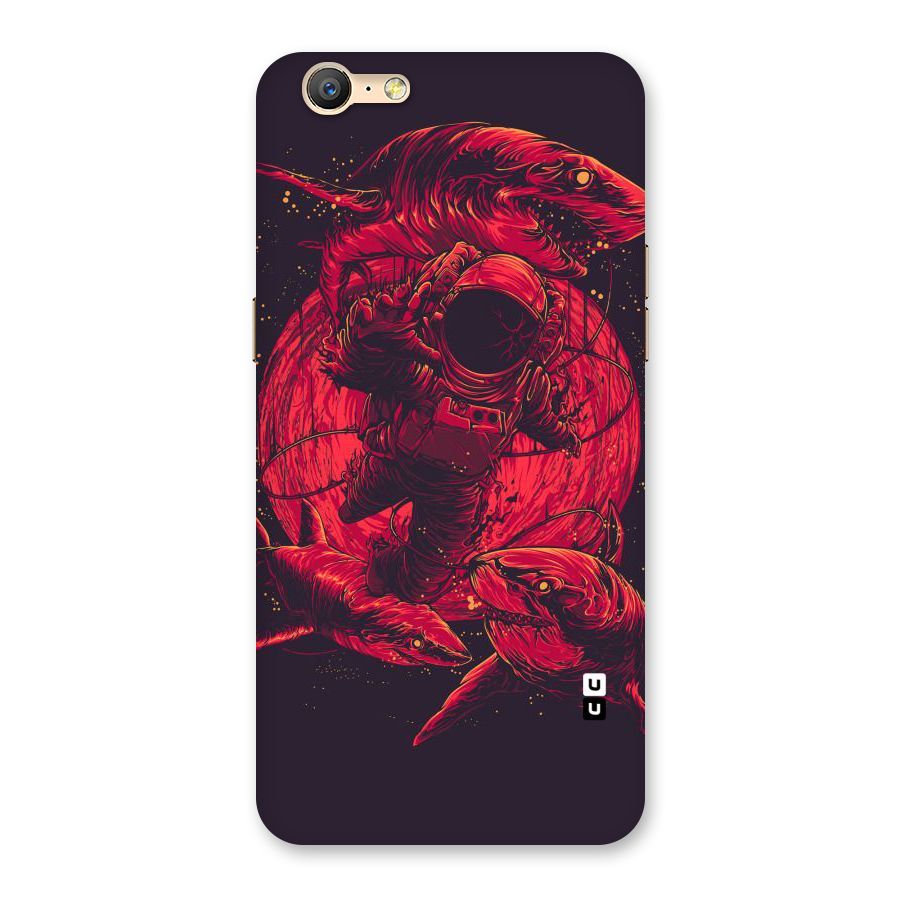 Coloured Spaceman Back Case for Oppo A57