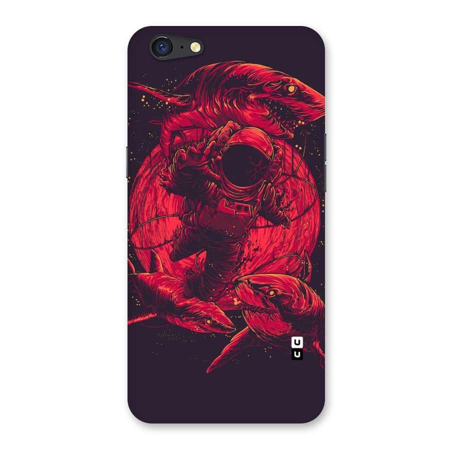 Coloured Spaceman Back Case for Oppo A71