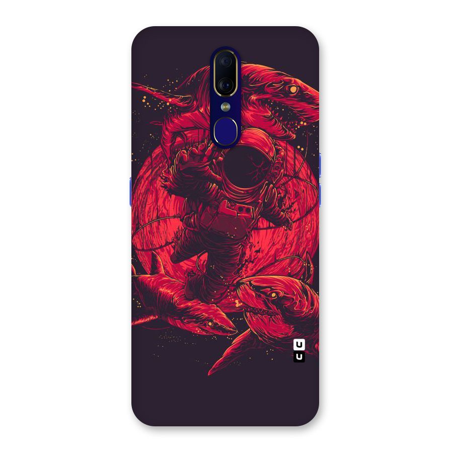 Coloured Spaceman Back Case for Oppo A9