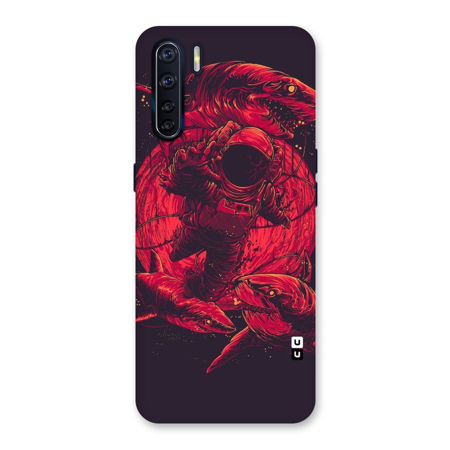 Coloured Spaceman Back Case for Oppo F15