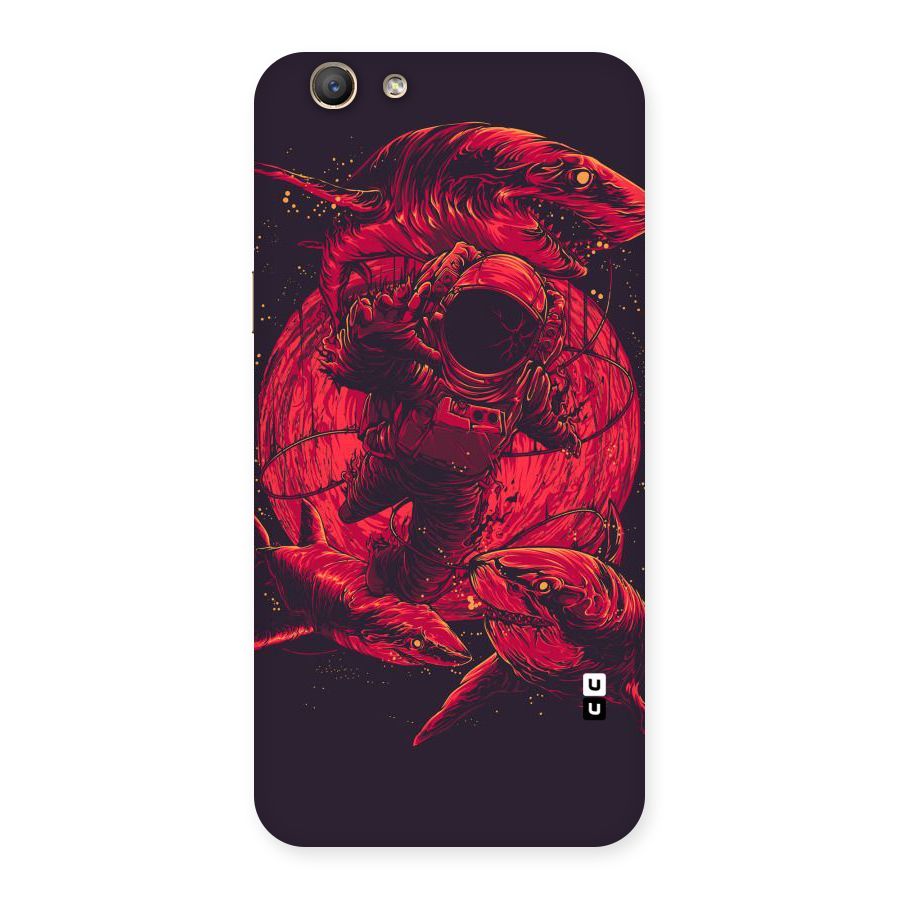 Coloured Spaceman Back Case for Oppo F1s