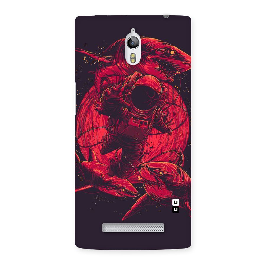 Coloured Spaceman Back Case for Oppo Find 7