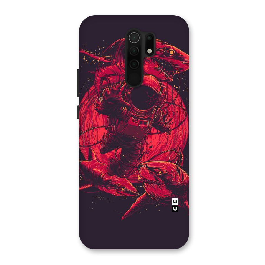 Coloured Spaceman Back Case for Poco M2