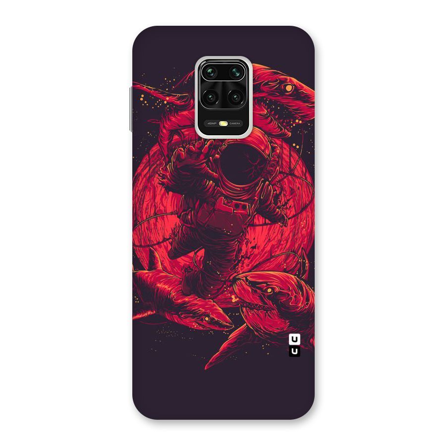 Coloured Spaceman Back Case for Poco M2 Pro