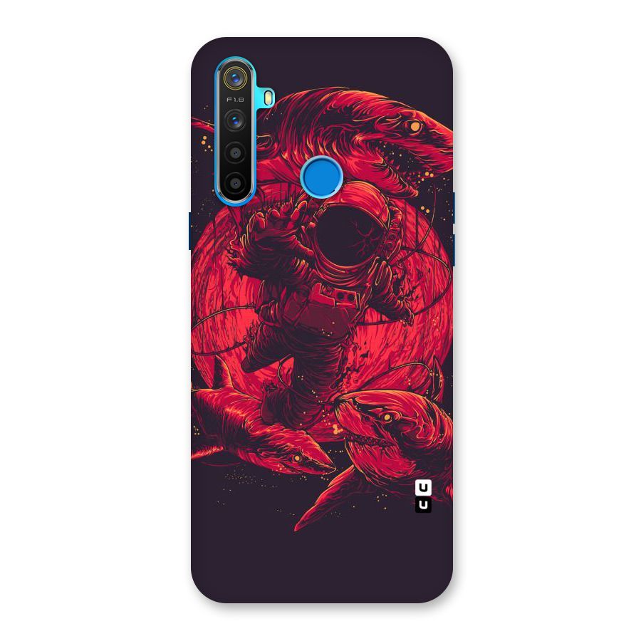 Coloured Spaceman Back Case for Realme 5s